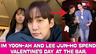 Im Yoonah and Lee Junho spend Valentines Day at the bar [upl. by Tsui]