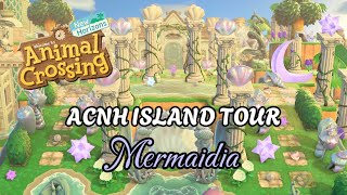 ACNH Mermaid Themed Island Tour LIVE  Animal Crossing New Horizons [upl. by Anairda]