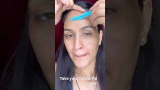 How to shave 🪒 your face✨🌸youtubeshorts shortvideo shortsfeed shaving skincare diy [upl. by Nani]