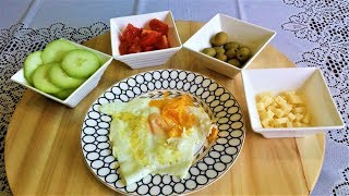 Turkish Breakfast Only 115 Calories Low Calorie Breakfast Ideas Desayuno Turco Solo 115 Calorías [upl. by Linnette]