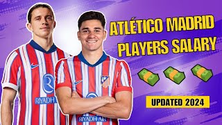 Atlético Madrid Players Salary SHOCKER 💰 [upl. by Naejarual]