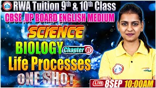 Life Processes Class 9th amp 10th One Shot  NCERT Class 9th amp 10th Biology Chapter 1  All Board Exam [upl. by Fredela]