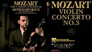 Mozart  Violin Concerto No 3 in G Major K 216 refrec Arthur Grumiaux Sir Colin Davis [upl. by Nylyrehc]