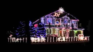 Luces de Navidad con musica Dubstep en una casa [upl. by Dustan]