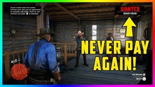 How To NEVER Pay For A Bounty Ever Again In Red Dead Redemption 2 [upl. by Tnecniv]