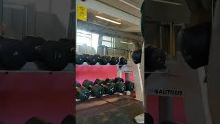 30kg dumbbell biceps left arm age 27 freepalestine gym fitness strongman [upl. by Girvin]