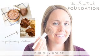 AllNatural Foundation Recipe ALL SKIN TONES [upl. by Attelra]