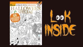 Colouring Heaven Magazine Halloween Special 🎃 [upl. by Enaols]