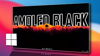 Amoled dark theme for Windows 11  Customize Windows 11  Make Windows 11 Look Better [upl. by Elahcar896]