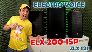 CAIXA ATIVA EV ELX 200 15P ELECTRO VOICE UNBOXING TESTE COMPARATIVO [upl. by Etnaud312]