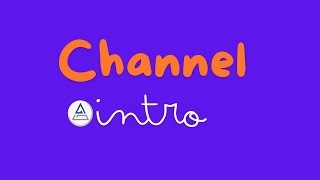 Channel Introduction  A brief introduction to this channel [upl. by Ornie]