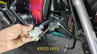 KRISS 110 MR3  Cara Tanggalkan EGR amp Fungsi EGR motor egr modenas kriss mr3 [upl. by Cutter]