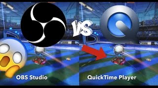 QuickTime Player vs OBS Studio [upl. by Elatia]