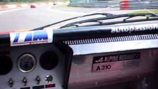 Crash at Spa Francorchamps  onboard Alpine A310 Randall Lawson Equipe Jaronn  Eau Rouge [upl. by Bashuk944]