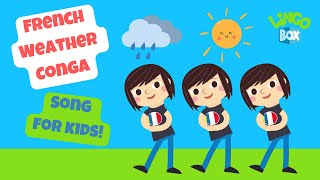 French weather song for kids Learn Primary French [upl. by Dulla642]