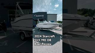 2024 STARCRAFT SVX 190 OB BOAT REVIEW 📢 VISIT AVALANCHE MOTORSPORTS boating fishing [upl. by Llerdnam]