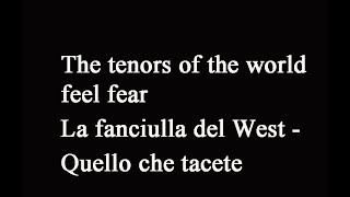 The tenors of the world feel fear [upl. by Sosanna]