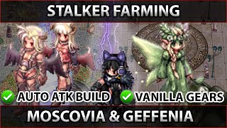 Stalker Farming with Vanilla Gears at Moscovia and Geffenia  Talon Tales  Ragnarok Pre Renewal [upl. by Alenoel]