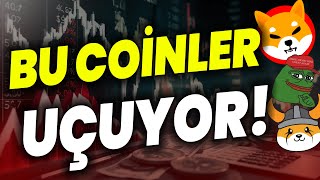 BU COİNLER UÇUYOR SHİBA PEPE COİN FLOKİ DOGE BONK RALLİYE KALKTI floki bonk dogecoin shiba [upl. by Ehrenberg333]