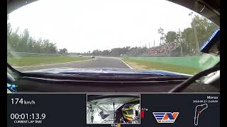 RN 1 Onboard video Monza FORD MUSTANG 0155730 [upl. by Nevanod]