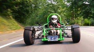 How is this Ninja 900Rpowered custom trike even legal [upl. by Lobell]