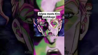 Jolyne meets Kira yoshikage jjba shorts [upl. by Eniledam]