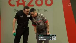 RowbyJohn Rodriguez Missed Dartboard After Incident On Stage [upl. by Enidan710]