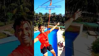 Zip Lining  Waterpark  All Food  549₹ Only😍 budgetresort bestresort virarbestresort shorts [upl. by Atteram]