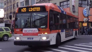 NICE Bus 2012 Orion VII 3rd Gen EPA10 1862 on the n20L at Main Street and Roosevelt Avenue [upl. by Rabaj671]