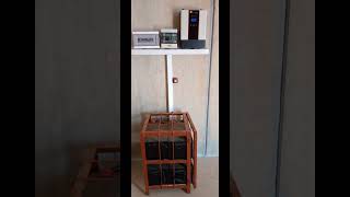 Une installation solaire avec un onduleur de 3KVA [upl. by Fairweather301]