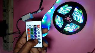 LED Strip Light RGB Controller Installation Guide step by step led strip lights amazon led strip [upl. by Rahsab985]