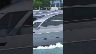 Epic Pershing 8X Yacht Entrance Haulover Inlet [upl. by Nnylhtak]