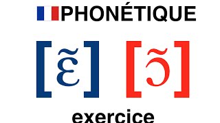 French Nasal vowel  phonetique exercice ein on [upl. by Ytnom]