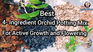 How to make Potting Mix for Orchids at Home and Repotting Dendrobium Orchid amritashaw orchidSoil [upl. by Etat]