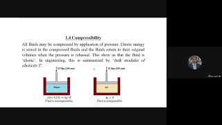 Lecture 2 Introduction in fluid mechanicsCompressibility [upl. by Conal]