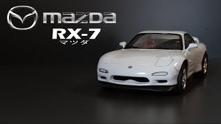 Mazda Rx7 Fd3 Rotary Motor  FULL BUILD Step by Step  Tamiya Model Car [upl. by Yar]