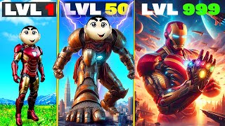 Franklinamp ShinChan⚡Controlling IronMan Suit Upgrade🔥😱In GTA 5 Telugu [upl. by Anelam]