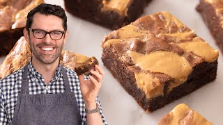 Amazing Peanut Butter Brownies Recipe [upl. by Notreb]