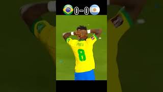 Argentina vs Brazil Football khela football shorts video football [upl. by Varin]