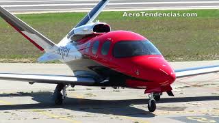 Three Cirrus Vision SF50 at Sabadell Airport [upl. by Linder]