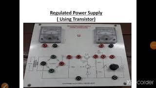 Regulated Power Supply Practical [upl. by Canice]