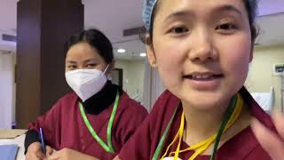 Night shift Mercy kom  Tenzin Dekyong  Nurse♥️ OUR FIRST VLOG😉 with xbackten9085 [upl. by Nahtam386]