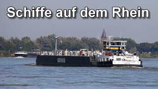 Schiffe auf dem Rhein  Binnenschifffahrt  Sommer 2023  Shipspotting [upl. by Valdis]