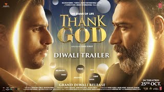 Thank God Diwali Trailer Ajay Devgn Sidharth Malhotra Rakul  Indra Kumar  Bhushan Kumar [upl. by Brigette265]