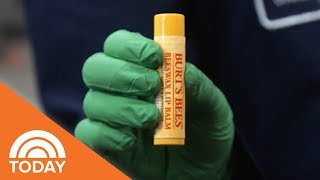 How Burts Bees Lip Balms Are Made  TODAY [upl. by Ahseken636]