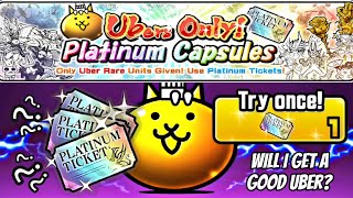 My First Ever Platinum Ticket The Battle Cats 10th Anniversary [upl. by Ancelin]