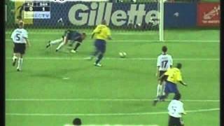 Brasil 2 Alemania 0 Mundial Corea Japon 2002 Los goles Relato Miguel Simon [upl. by Namzaj638]