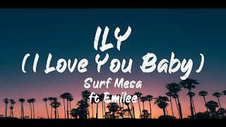 Surf Mesa ft Emilee  ILY I Love You Baby Lyrics  BUGG Lyrics [upl. by Socin927]