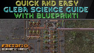 Easy GLEBA SCIENCE LAB GUIDE  Factorio Space Age Tutorial [upl. by Melinda599]