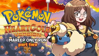 MAREEP ONLY RUN Pokémon HeartGold 🐑 Part 2 [upl. by Eckhardt]